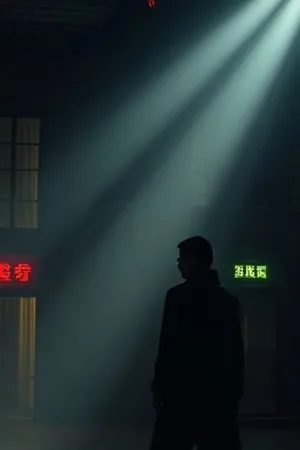 《玻璃温室》雨中玻璃温室与植物的场景