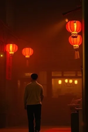 《第七码头》雨夜码头调度室的灯光示意