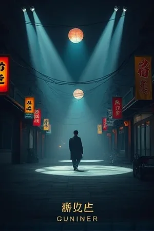 《归墟列车》深夜列车车厢与窗外流光